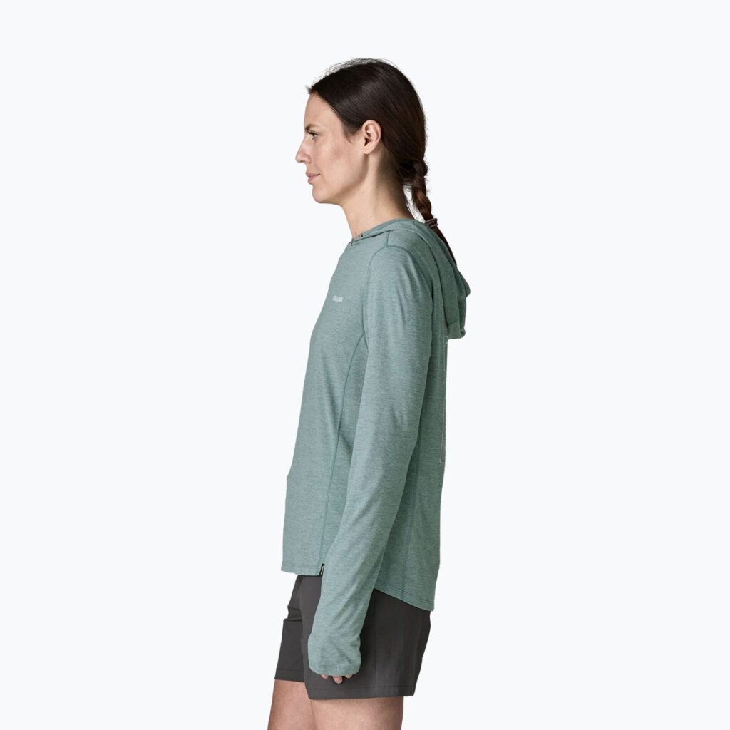 Толстовка Capilene Cool Sun Hoody nouveau green/blue sage x-dye