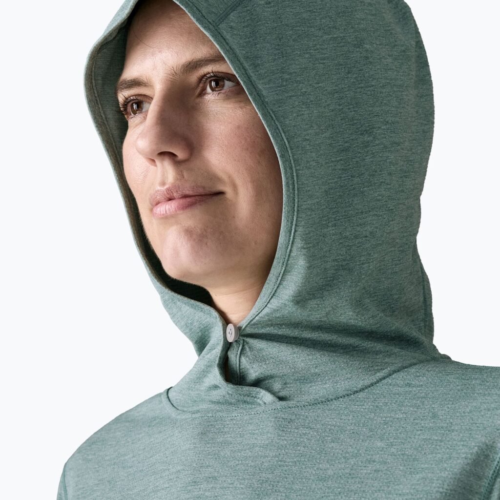 Толстовка Capilene Cool Sun Hoody nouveau green/blue sage x-dye