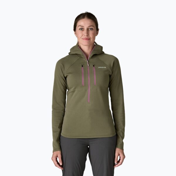 Толстовка женская Patagonia R1 Ultralight Hoody basin green