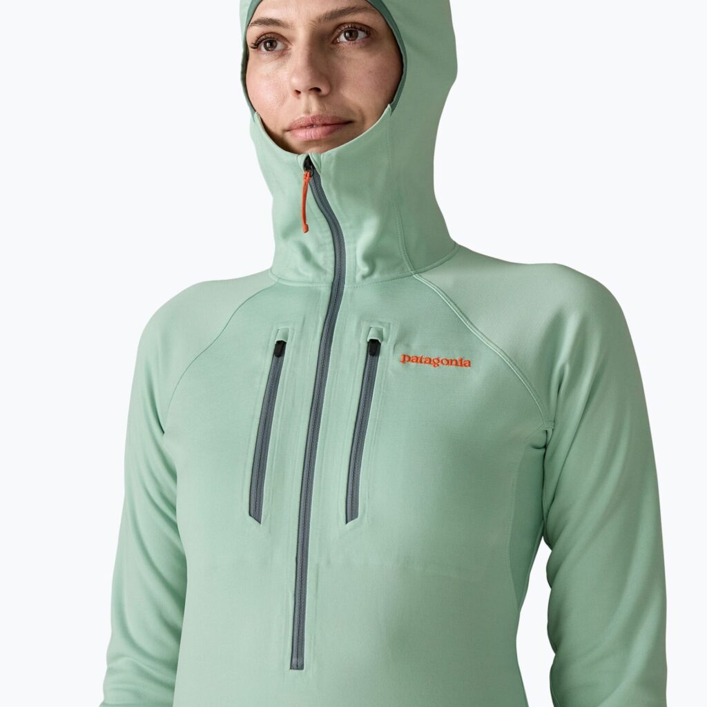 Толстовка женская Patagonia R1 Ultralight Hoody thin ice