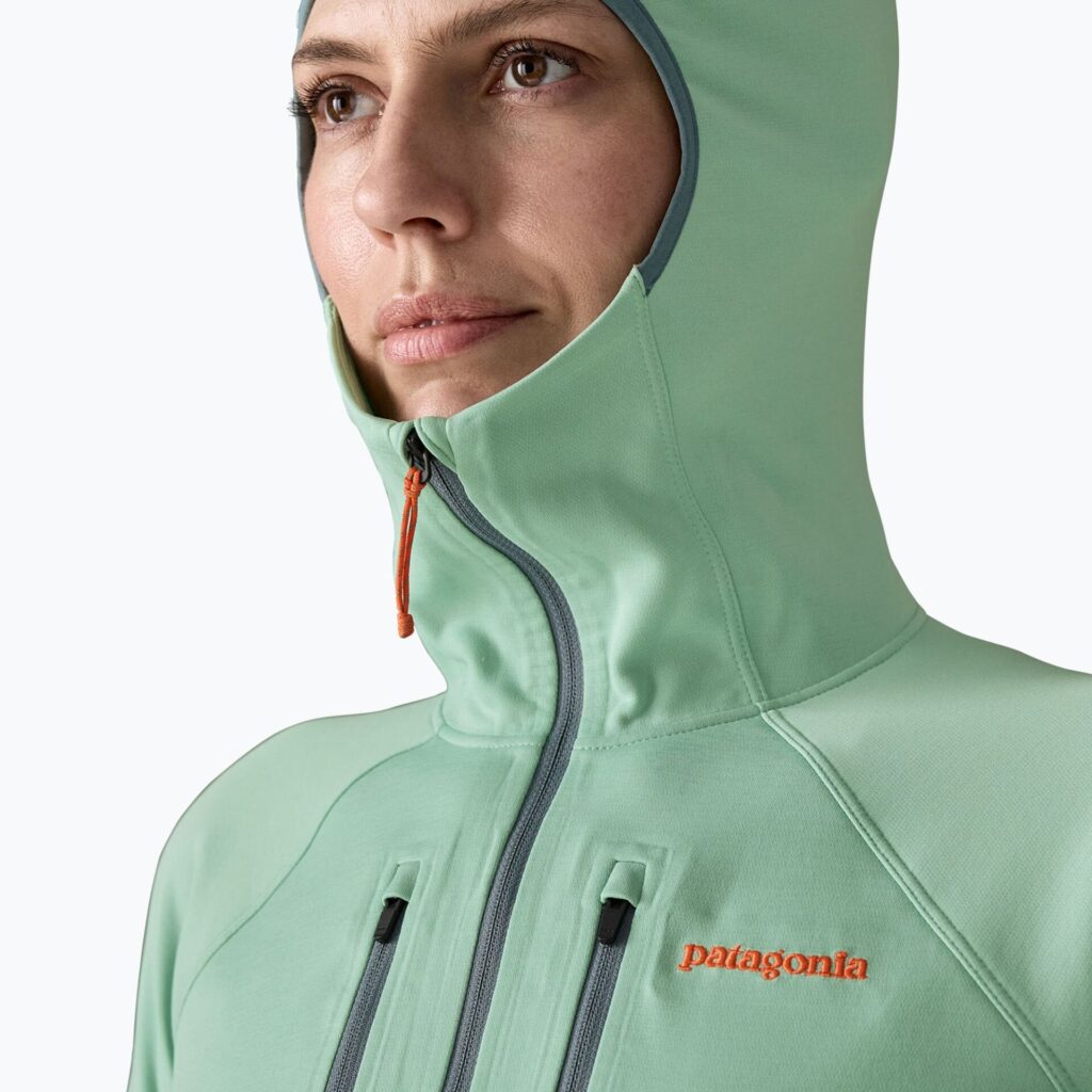 Толстовка женская Patagonia R1 Ultralight Hoody thin ice