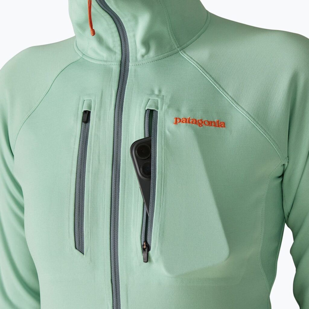 Толстовка женская Patagonia R1 Ultralight Hoody thin ice