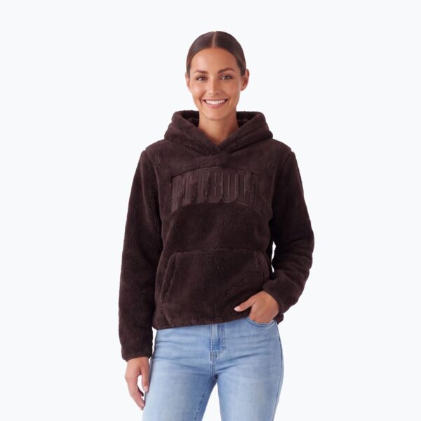Толстовка женская Pitbull Aragona Norton Hooded dark chocolate
