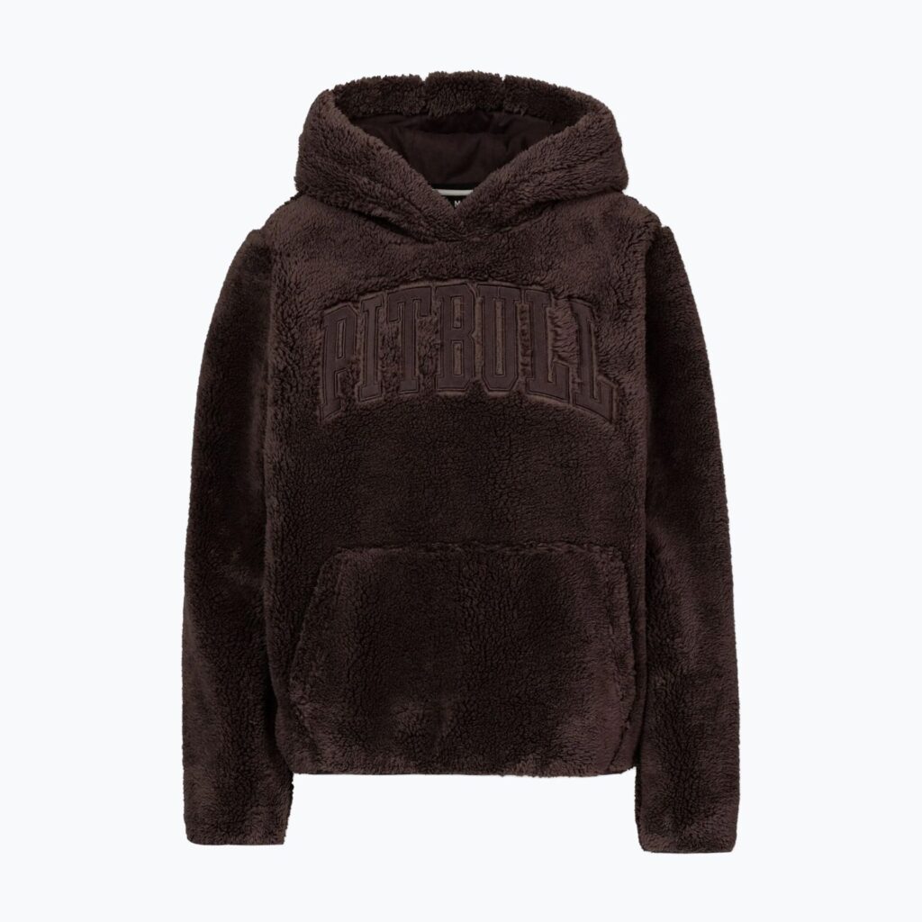 Толстовка женская Pitbull Aragona Norton Hooded dark chocolate