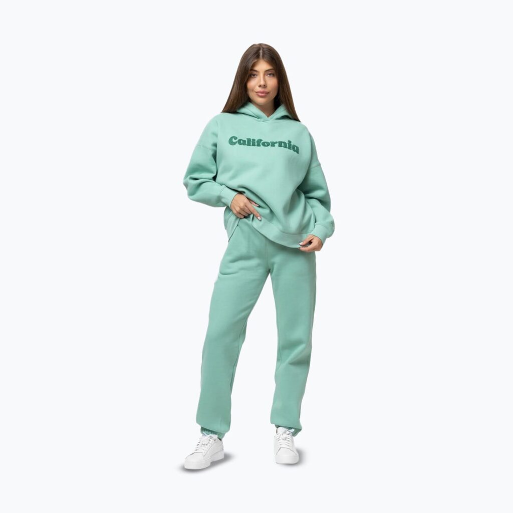 Толстовка женская Pitbull California Hooded light mint