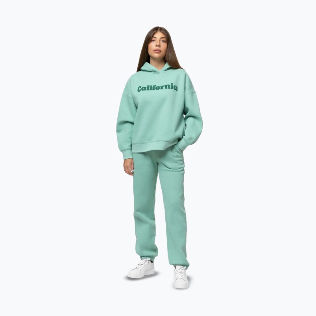 Толстовка женская Pitbull California Hooded light mint