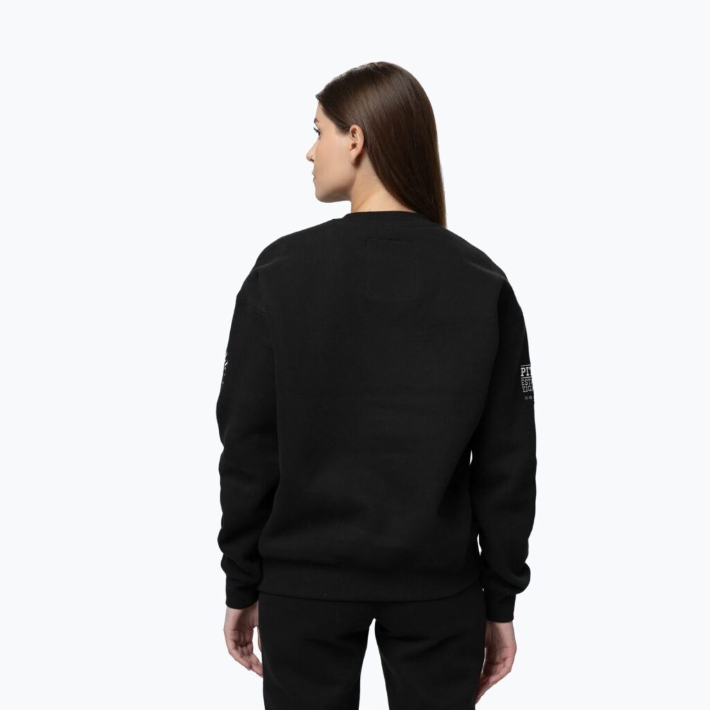 Толстовка женская Pitbull Crewneck Fiora black/black