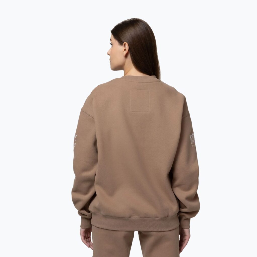 Толстовка женская Pitbull Crewneck Fiora chocolate mousse