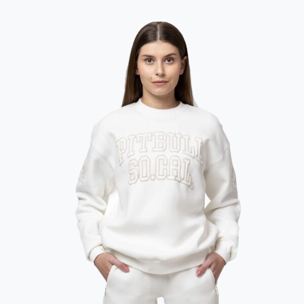 Толстовка женская Pitbull Crewneck Fiora off white