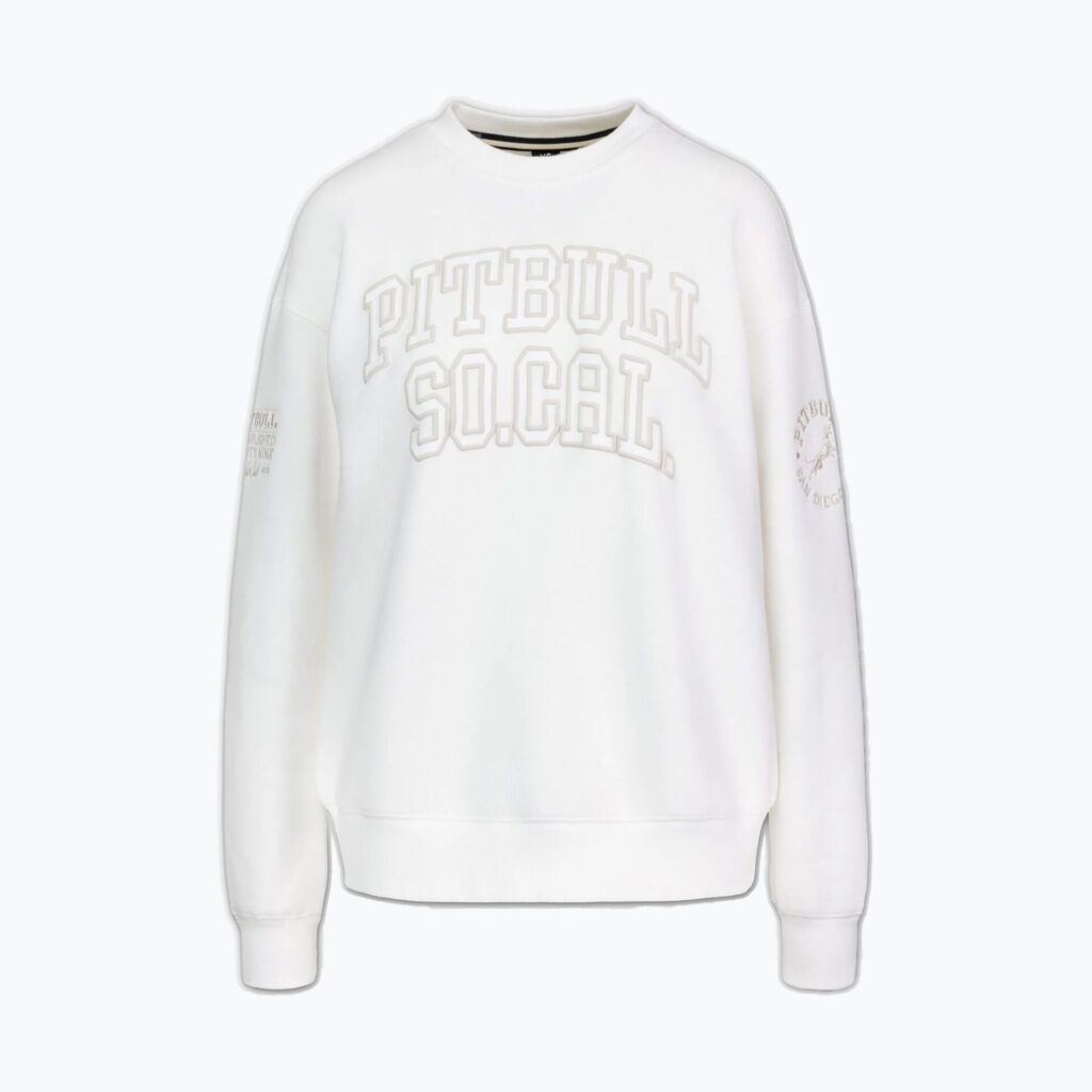 Толстовка женская Pitbull Crewneck Fiora off white