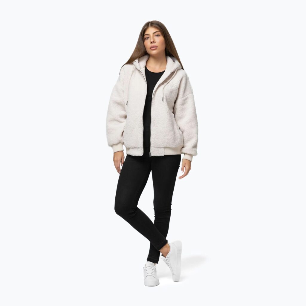 Толстовка женская Pitbull Daisy Hooded Zip light beige