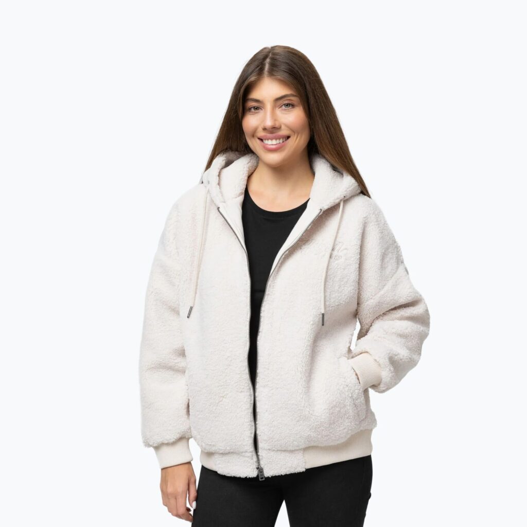 Толстовка женская Pitbull Daisy Hooded Zip light beige