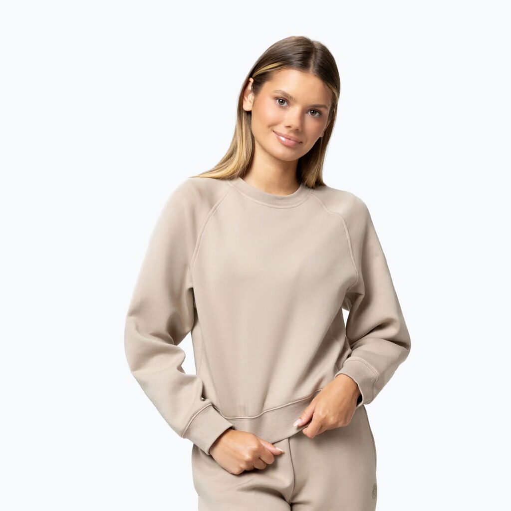 Свитшот Толстовка женская Pitbull Discovery Crewneck cappuccino