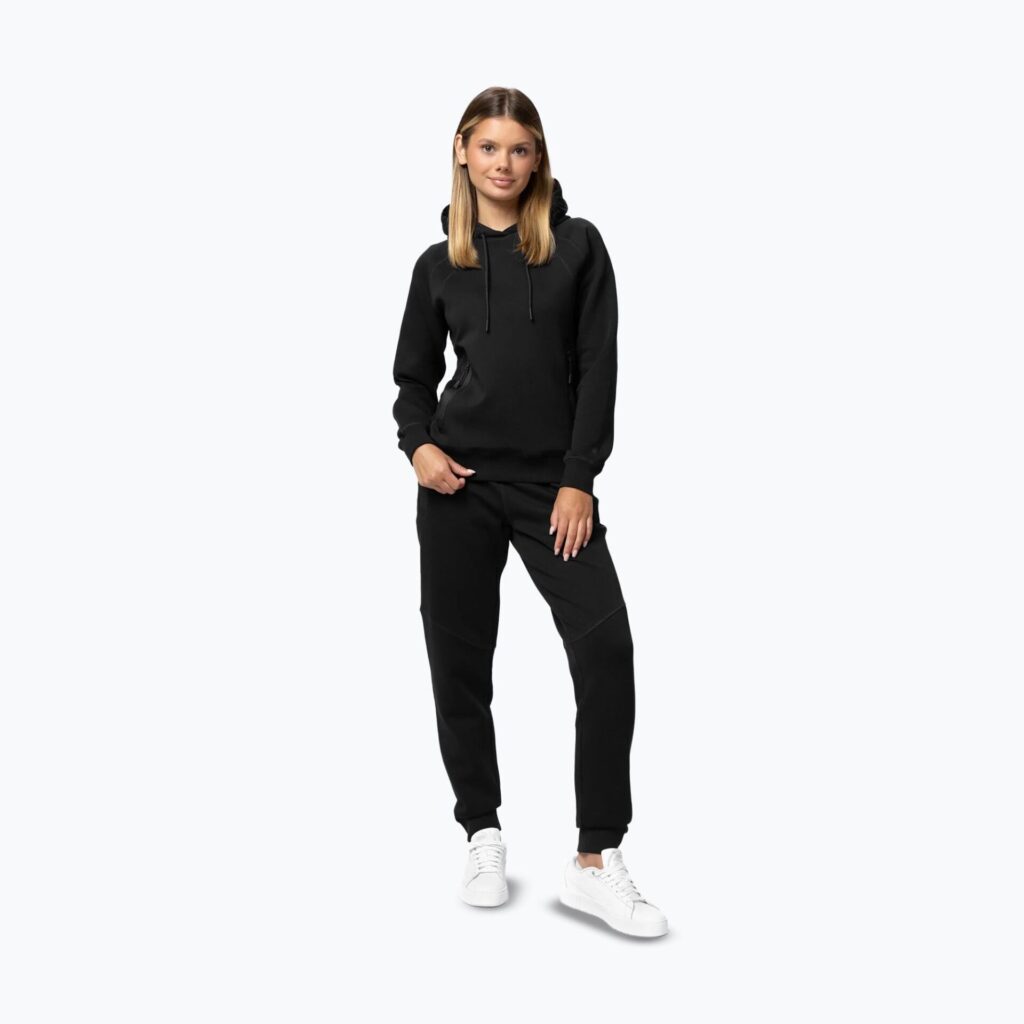 Толстовка женская Pitbull Explory Hooded black