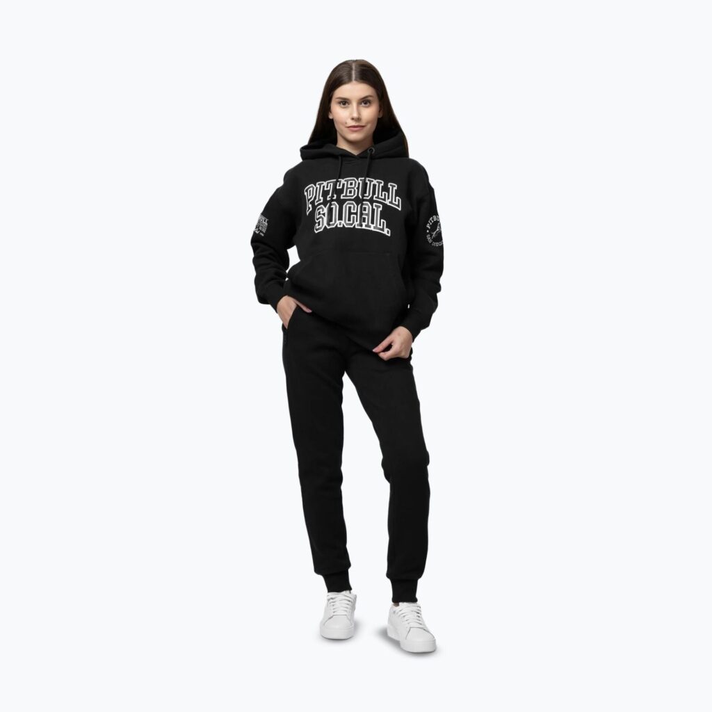 Толстовка женская Pitbull Fiora Hooded black