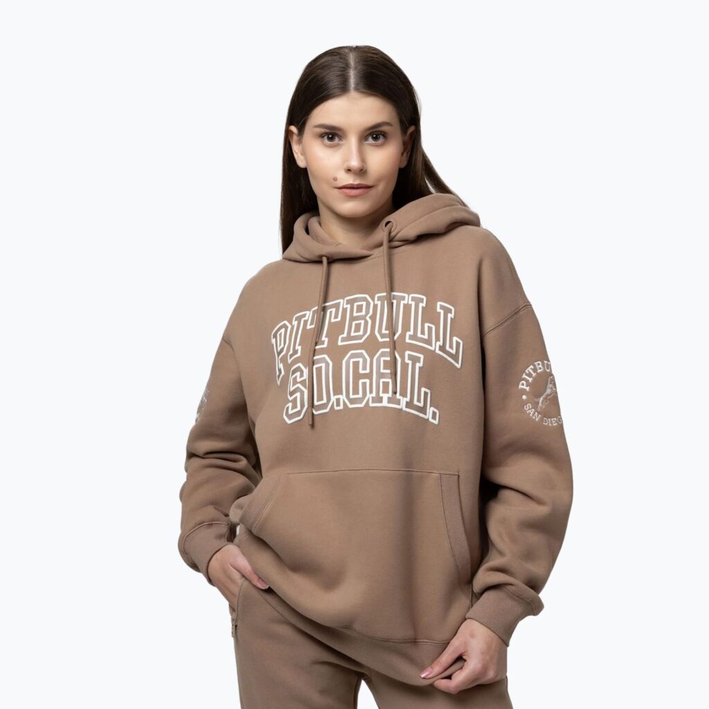 Толстовка женская Pitbull Fiora Hooded chocolate mousse