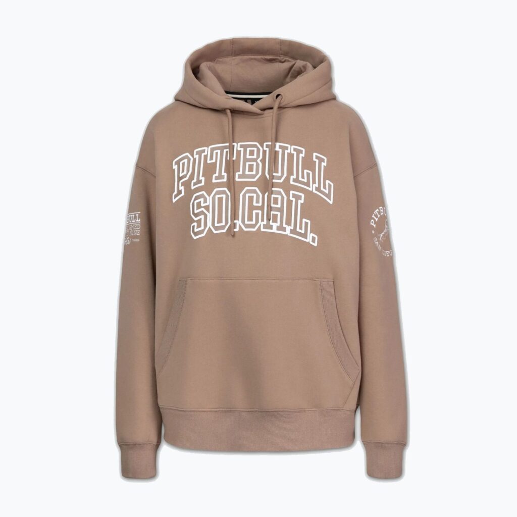 Толстовка женская Pitbull Fiora Hooded chocolate mousse
