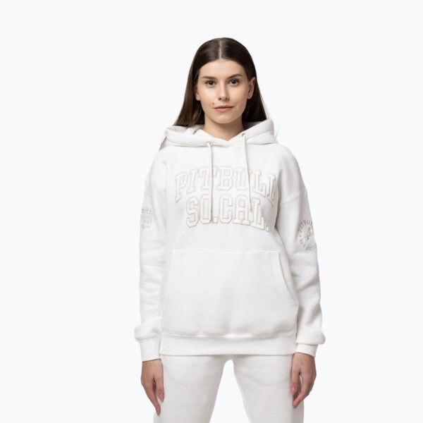Толстовка женская Pitbull Fiora Hooded off white