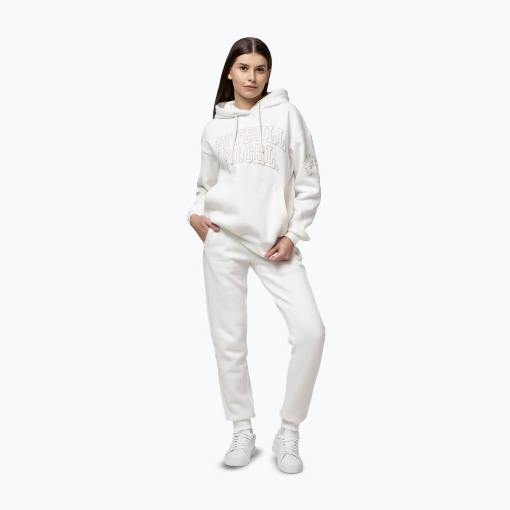 Толстовка женская Pitbull Fiora Hooded off white