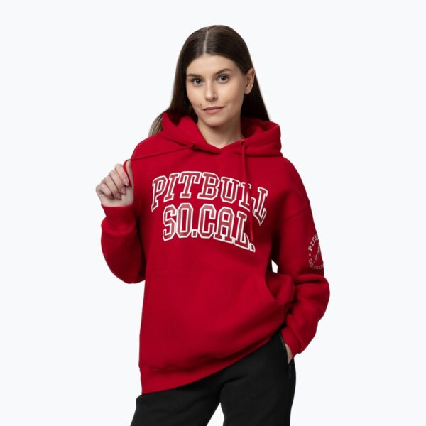 Толстовка женская Pitbull Fiora Hooded wild red