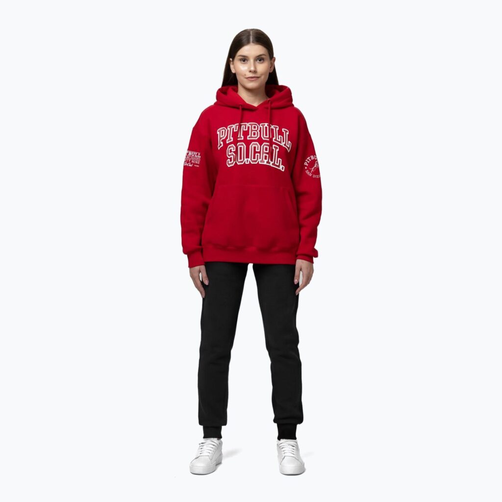 Толстовка женская Pitbull Fiora Hooded wild red