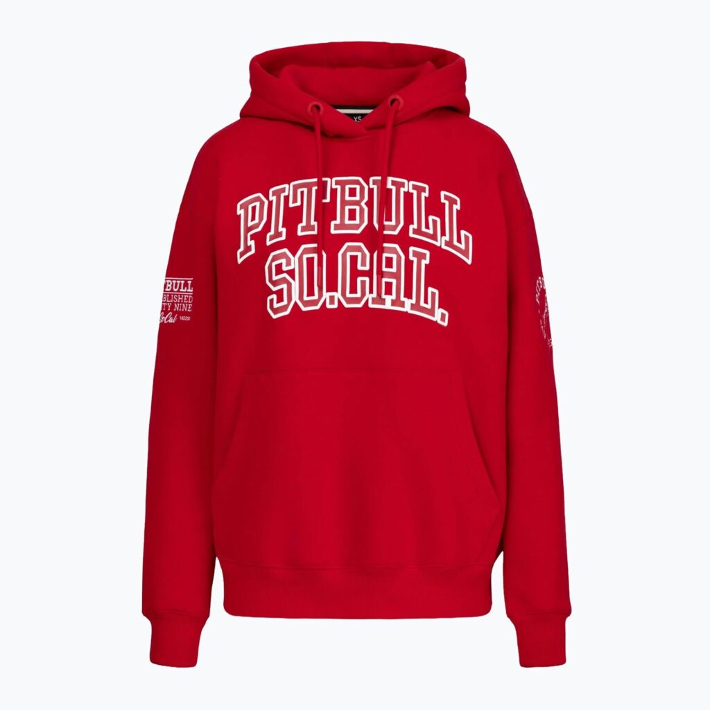 Толстовка женская Pitbull Fiora Hooded wild red