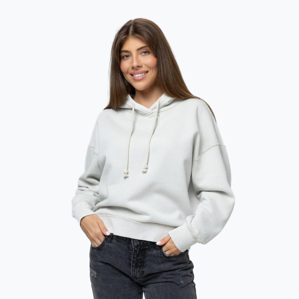 Толстовка женская Pitbull Lovia Hooded white stone