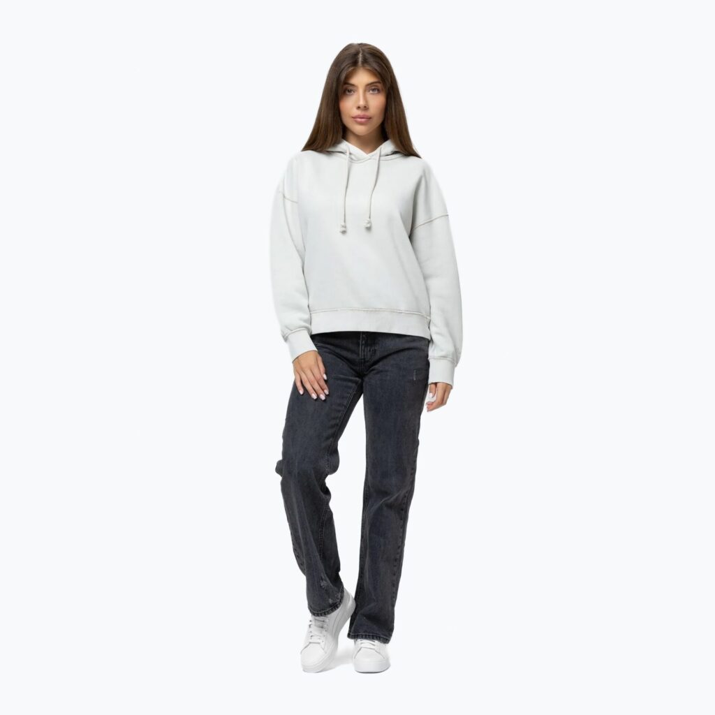 Толстовка женская Pitbull Lovia Hooded white stone