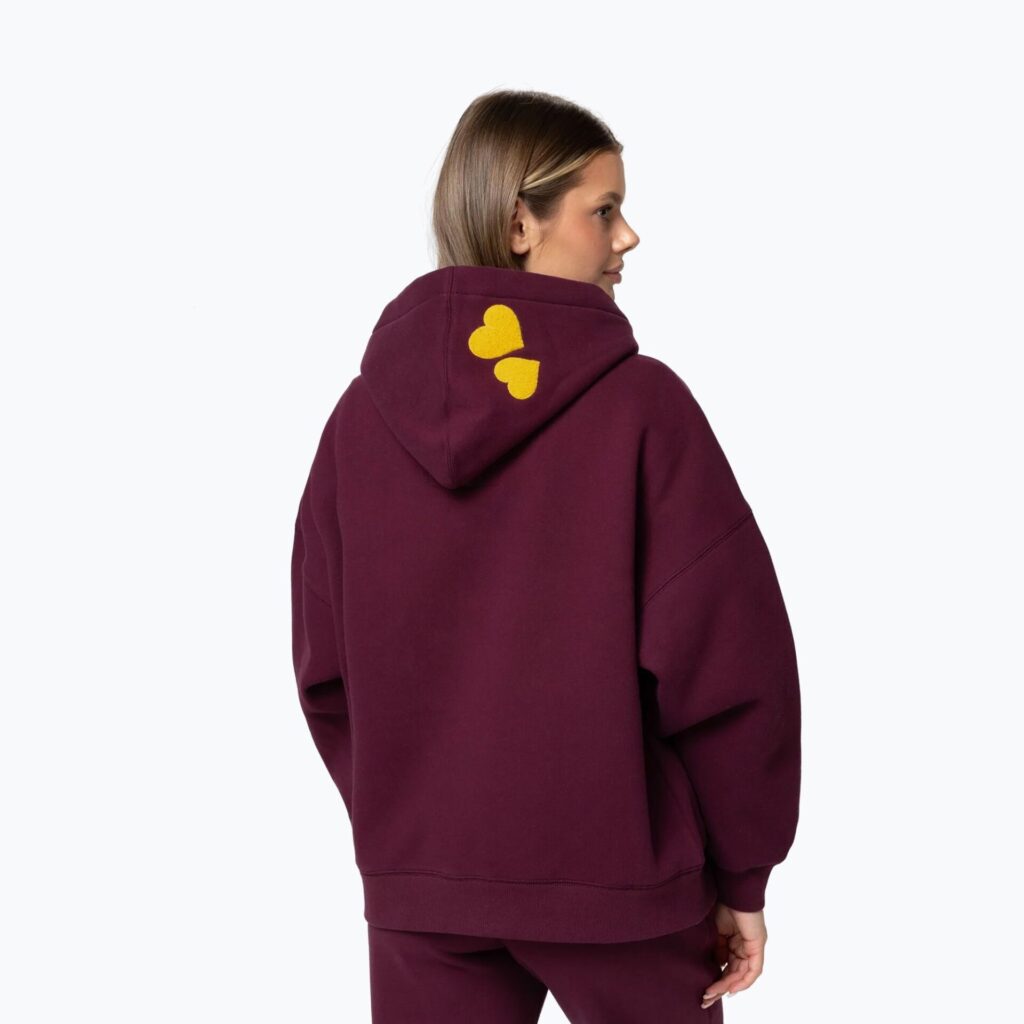 Толстовка женская Pitbull San Diego Hooded grape wine