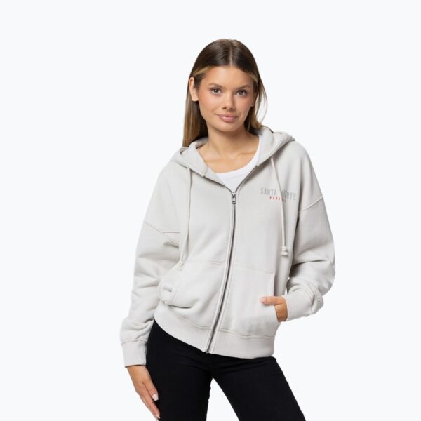 Толстовка женская Pitbull Santa Muerte Hooded Zip white stone