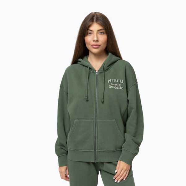 Толстовка женская Pitbull Sweetie Hooded Zip sage green