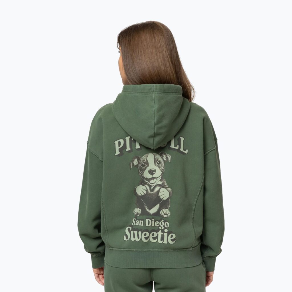 Толстовка женская Pitbull Sweetie Hooded Zip sage green