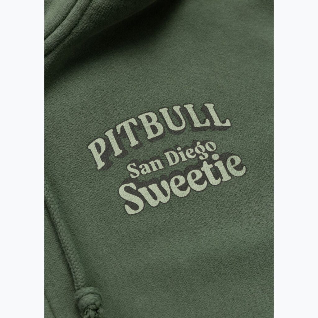Толстовка женская Pitbull Sweetie Hooded Zip sage green