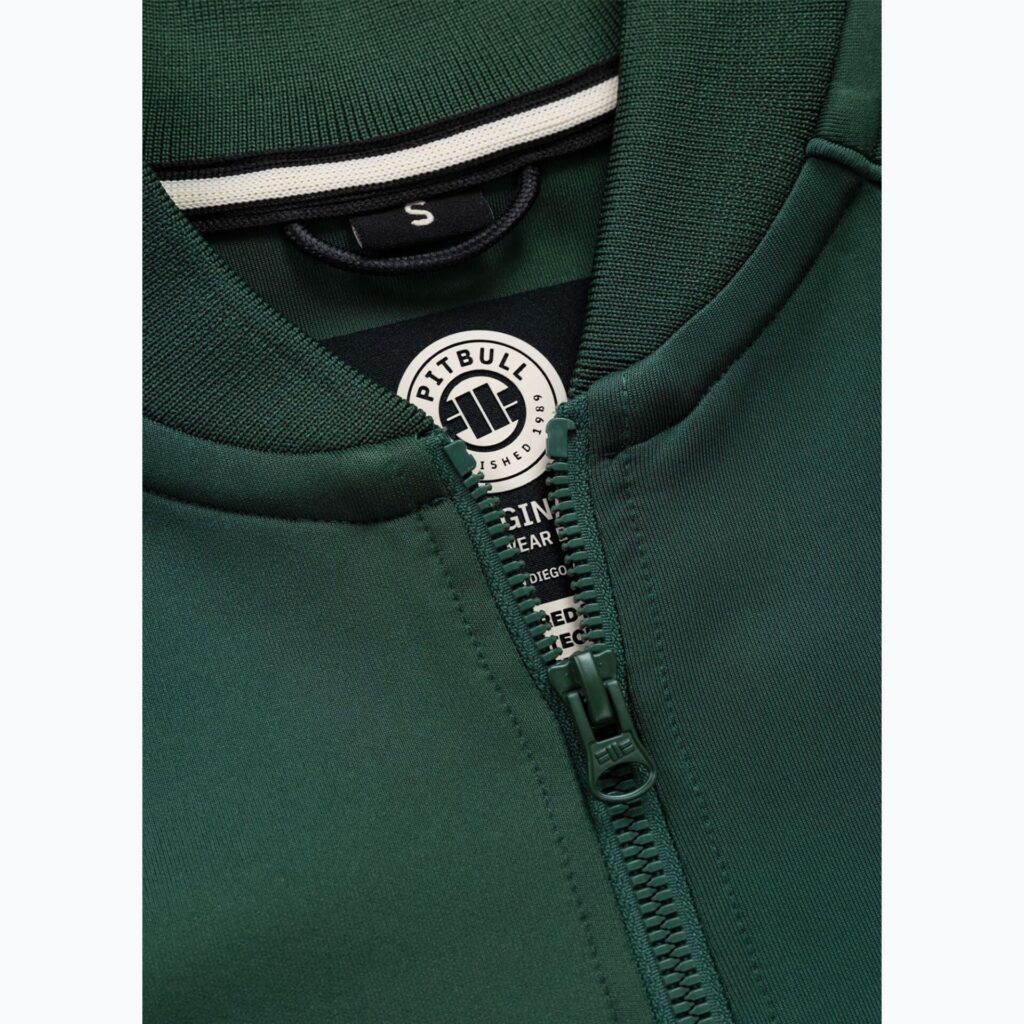 Толстовка женская Pitbull Verona Collar Zip bottle green