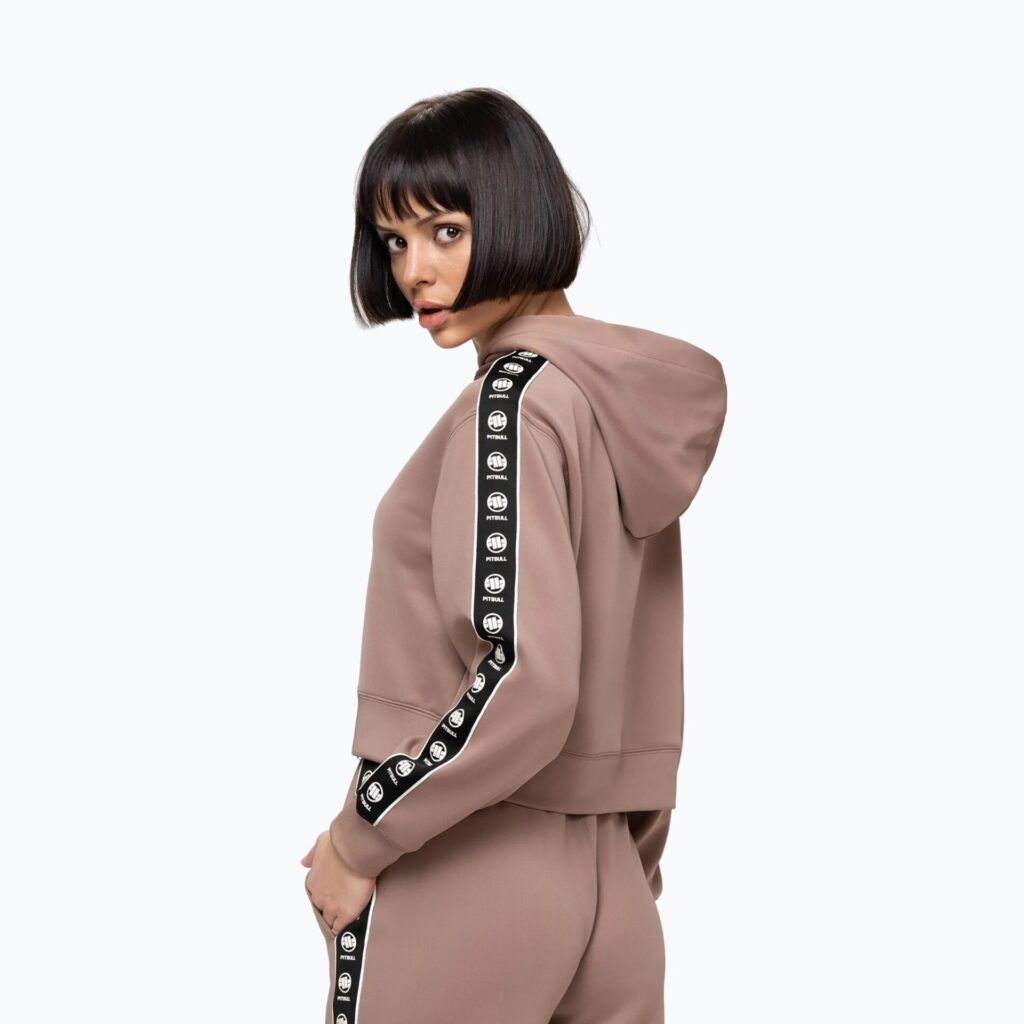 Толстовка женская Pitbull Verona Hooded Oversize chcolate mousse