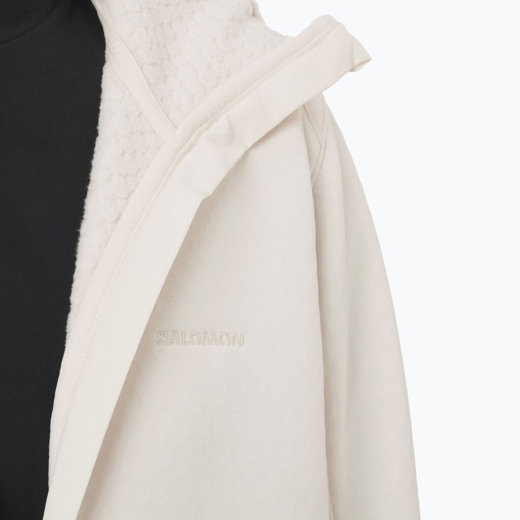 Женская толстовка Salomon Outline Warm Fleece whisper white