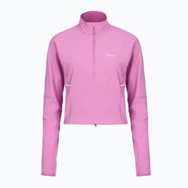 Женская толстовка Salomon Sense Aero Hybrid CP iris orchid