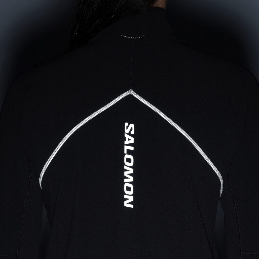 Женская толстовка Salomon Sense Aero Hybrid CP PLVR deep black
