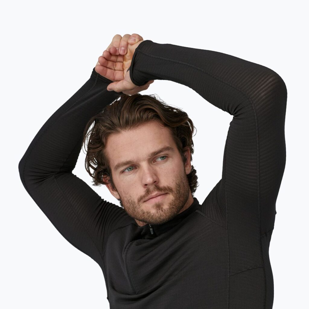 Толстовка мужская Patagonia Cap Termal Weight Zip Neck black