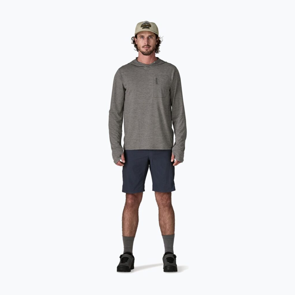 Толстовка мужская Patagonia Capilene Cool Sun Hoody forge grey/noble grey x-dye