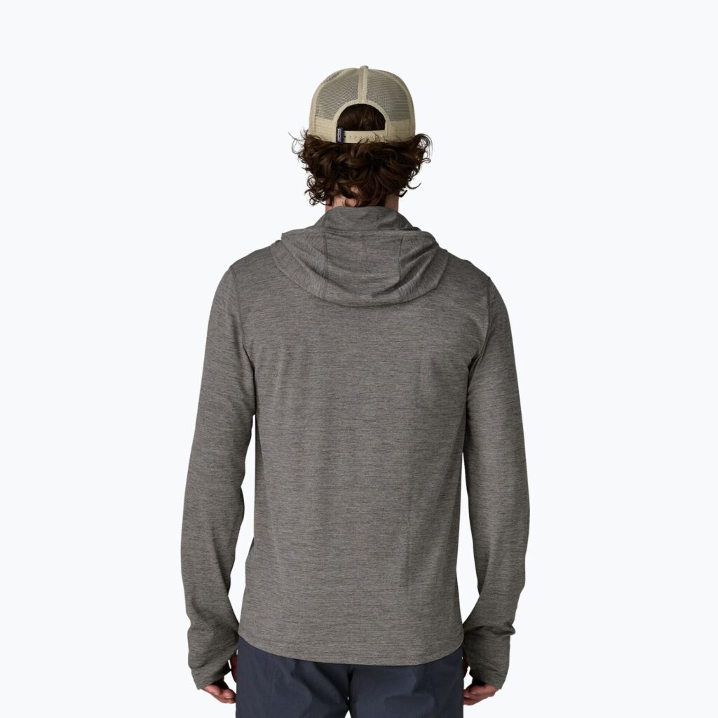 Толстовка мужская Patagonia Capilene Cool Sun Hoody forge grey/noble grey x-dye