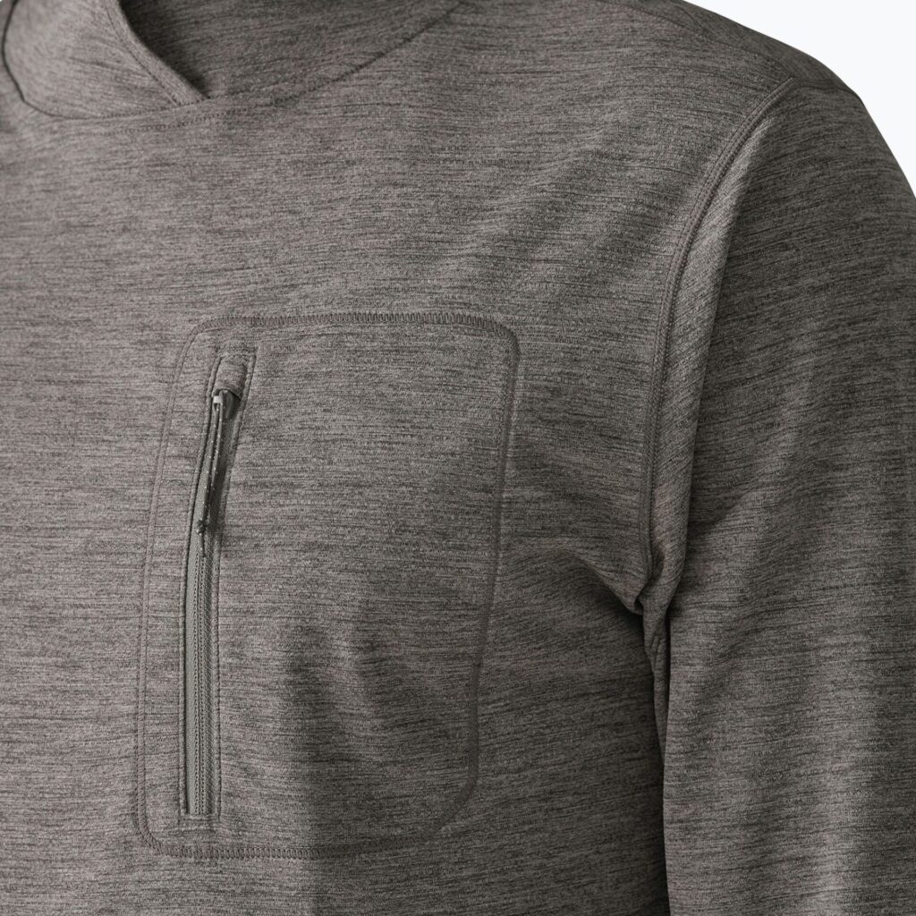Толстовка мужская Patagonia Capilene Cool Sun Hoody forge grey/noble grey x-dye