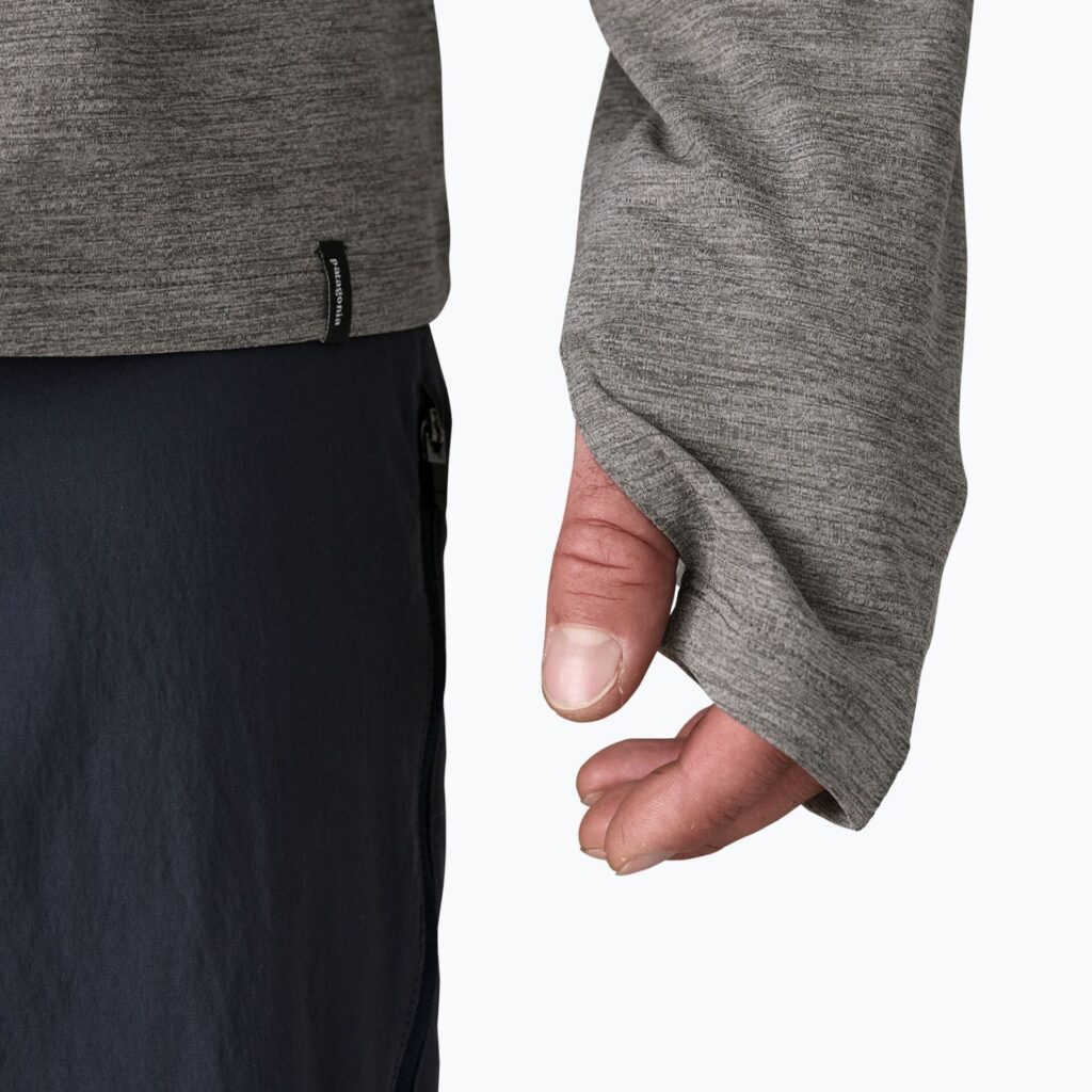 Толстовка мужская Patagonia Capilene Cool Sun Hoody forge grey/noble grey x-dye