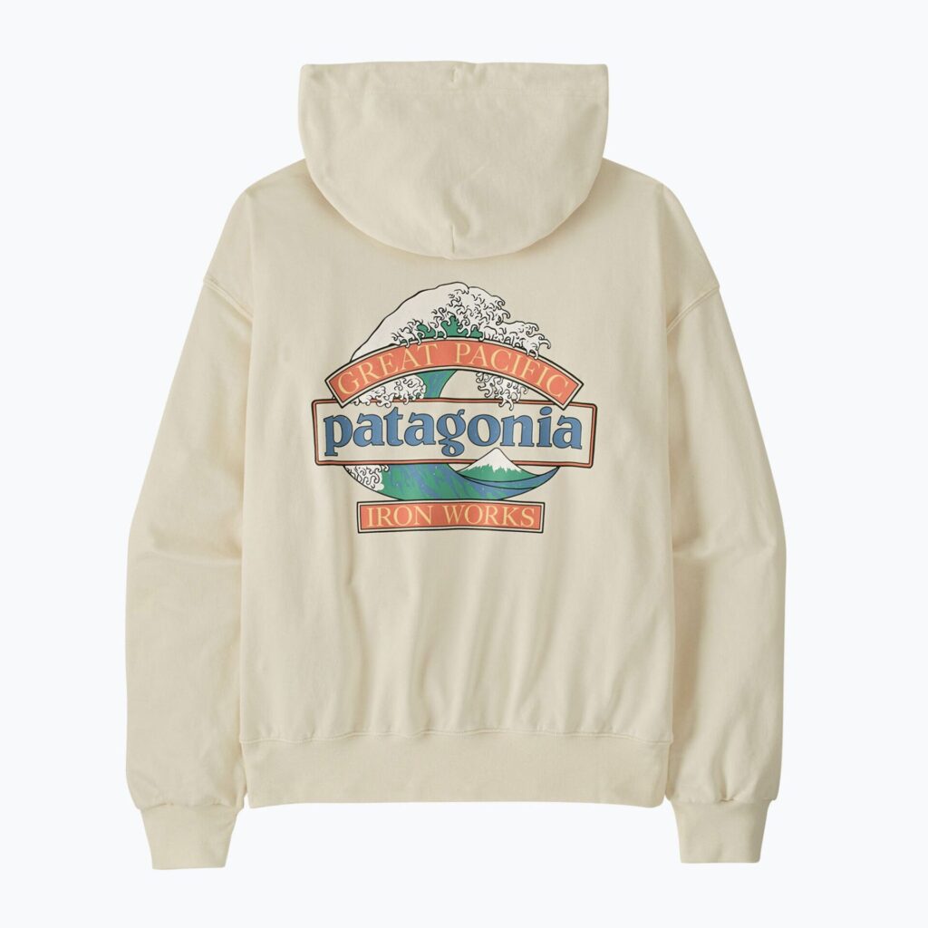 Толстовка мужская Patagonia Great Waves Daily Hoody wool white
