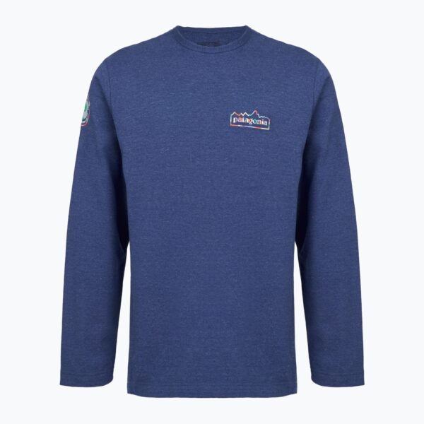 Толстовка мужская Patagonia Lightweight Unity Fitz Wildrise Crew clement blue