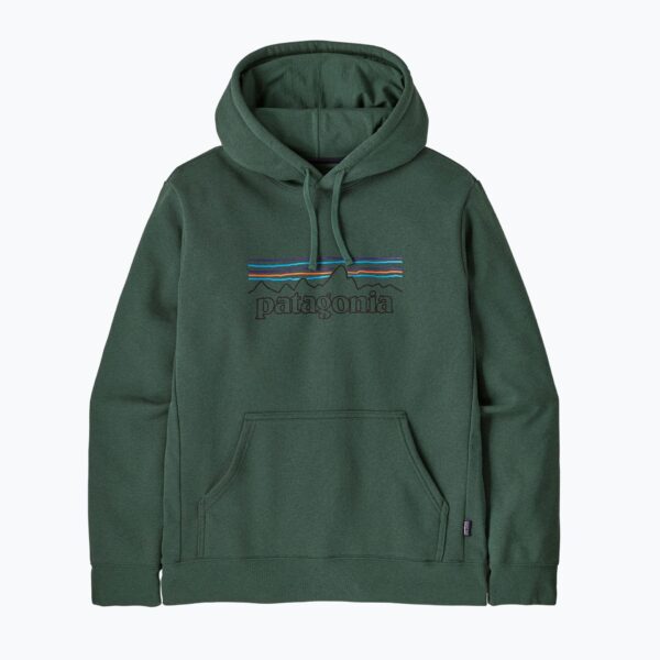 Толстовка мужская Patagonia P-6 Logo Uprisal Hoody p-6 outline: canopy green