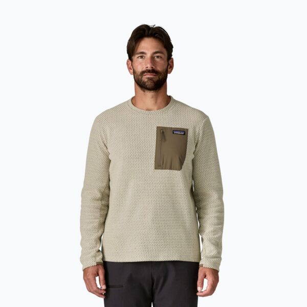 Толстовка мужская Patagonia R1 Air Crew pelican