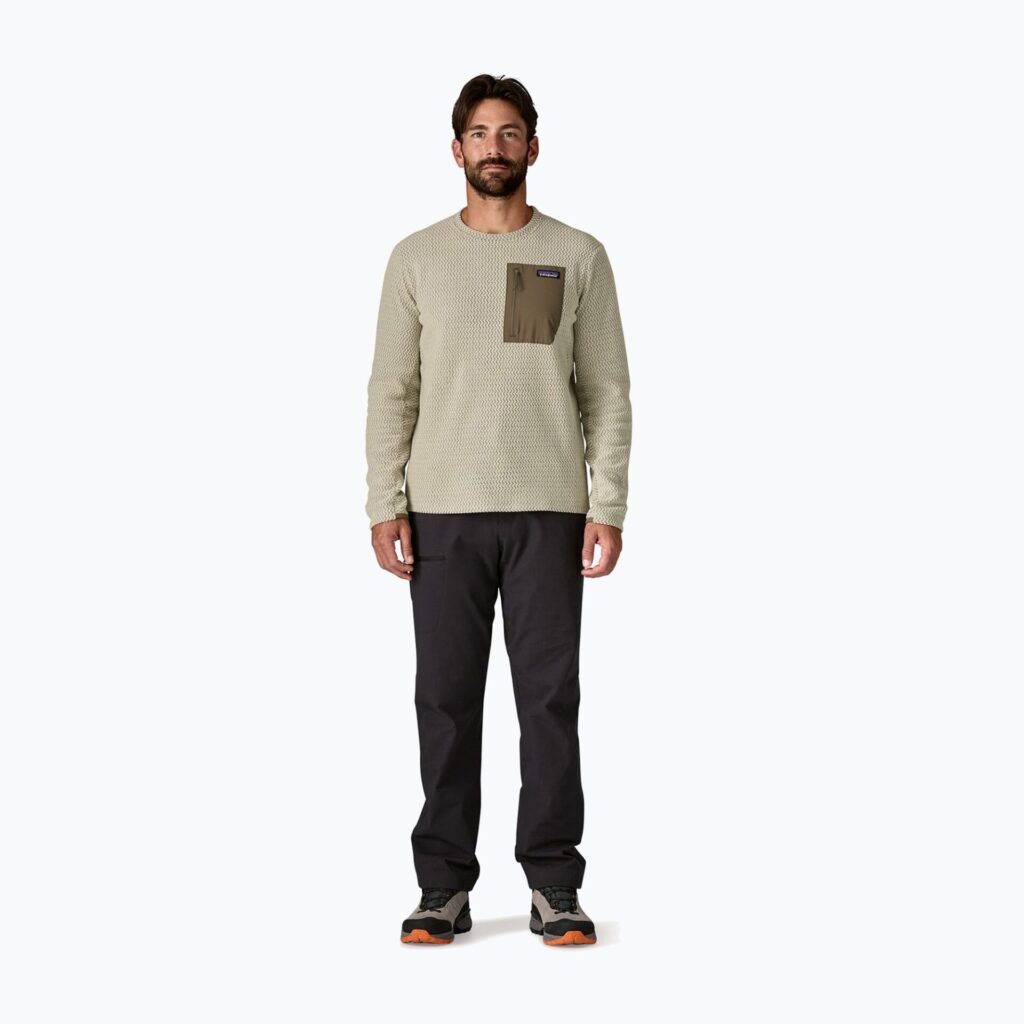 Толстовка мужская Patagonia R1 Air Crew pelican