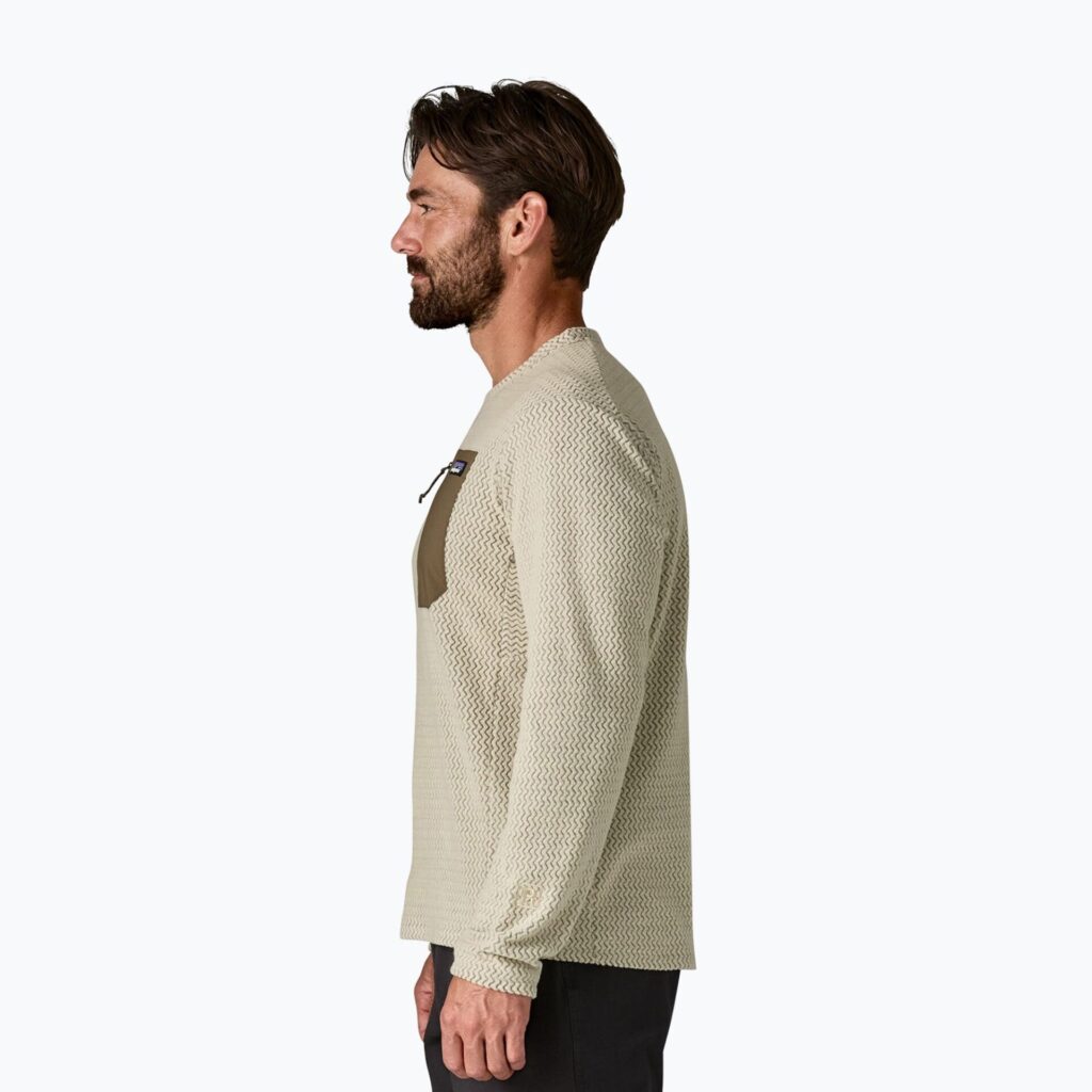 Толстовка мужская Patagonia R1 Air Crew pelican