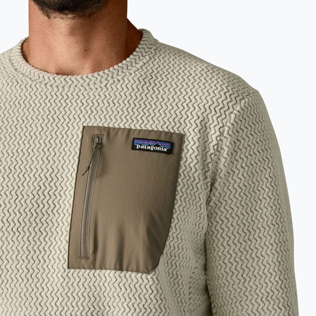 Толстовка мужская Patagonia R1 Air Crew pelican